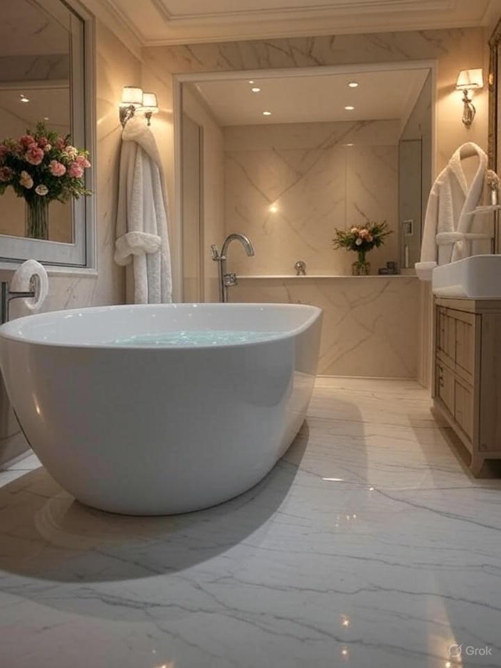 Transformation of bathrooms into relaxation and style oasis