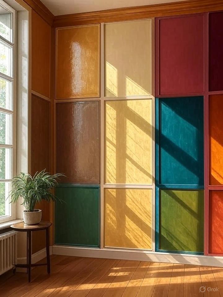 Colors and finishes that embellish and protect your walls